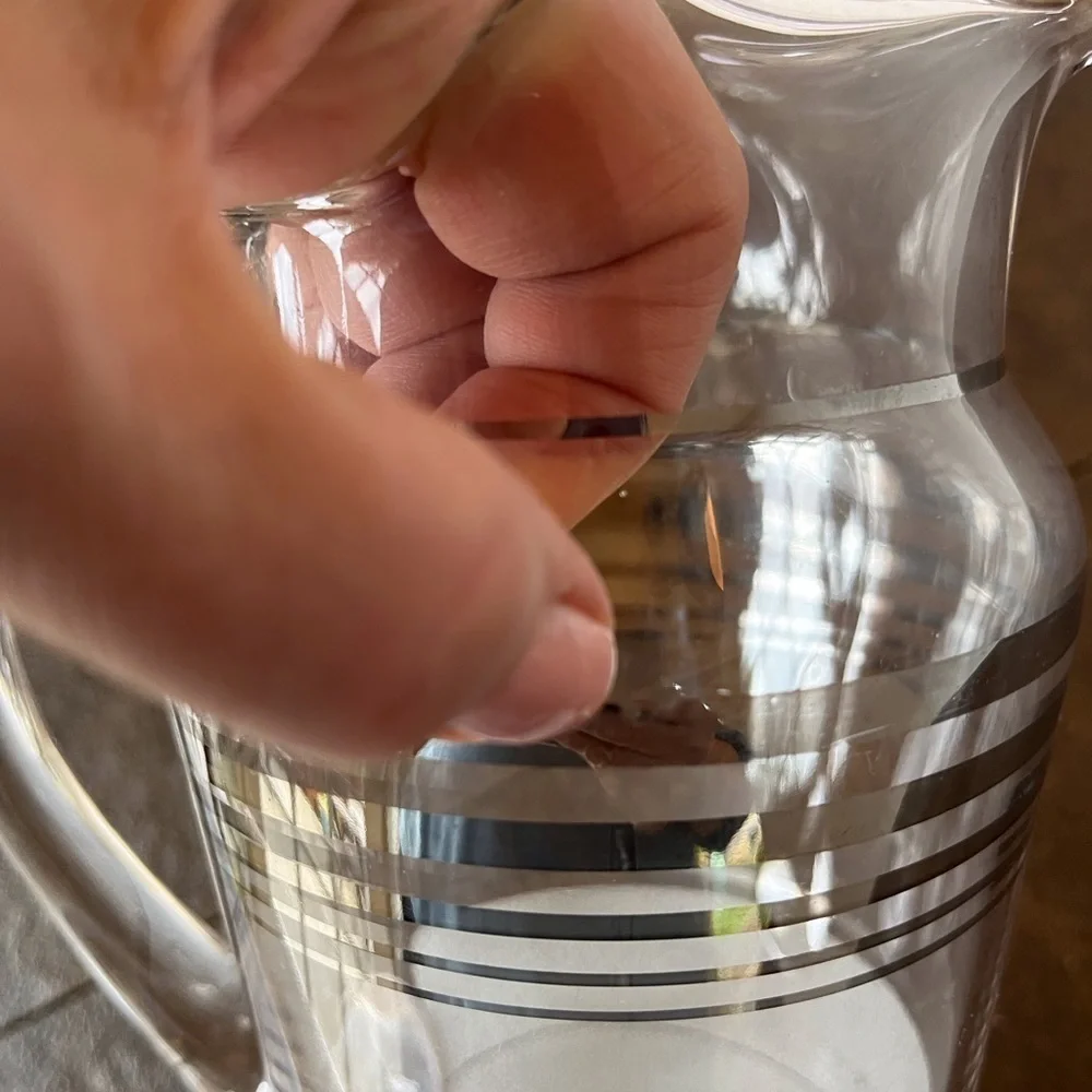 Art Deco Style Cocktail Pitcher